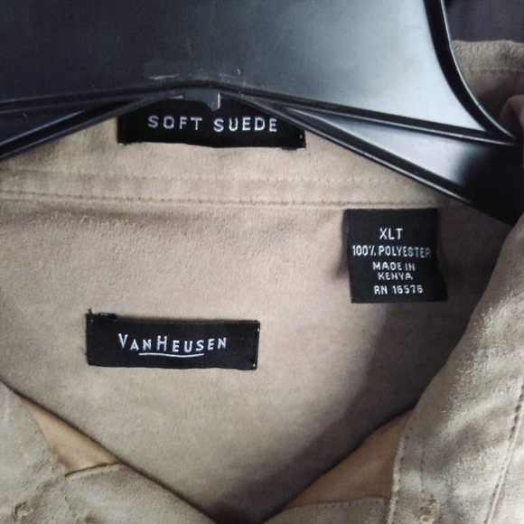 Was💲10! 🎉5/$20Soft suede men's button down shirt - Picture 3 of 10